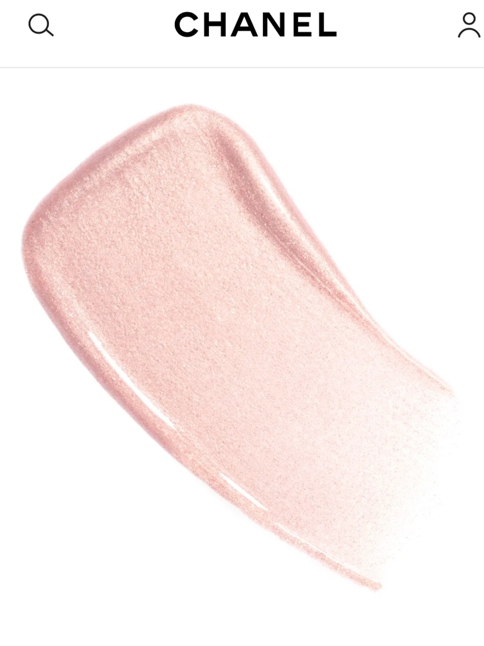 CHANEL LES BEIGES Healthy Glow Highlighter liquid blush in shade Summer Gleam
